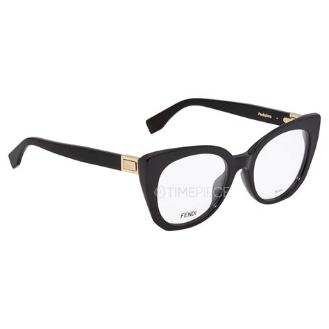 fendi eyeglasses black